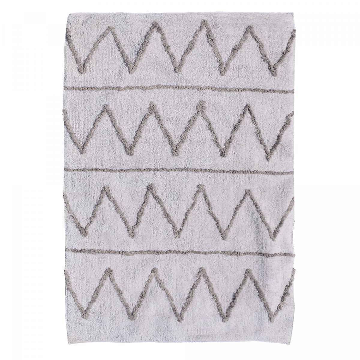 Tapis enfant Fait main BERBER SPIRIT Blanc 60x110 en coton