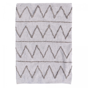 Tapis enfant Fait main BERBER SPIRIT Blanc 60x110 en coton