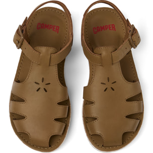 Sandalias - CAMPER Miko - Marron - Cuero liso