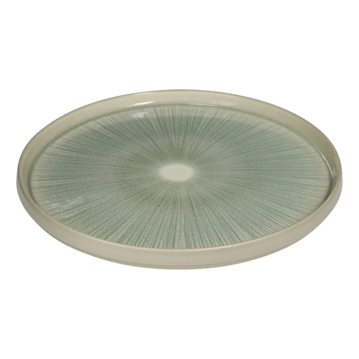 Lot de 4 Assiettes Eva vert