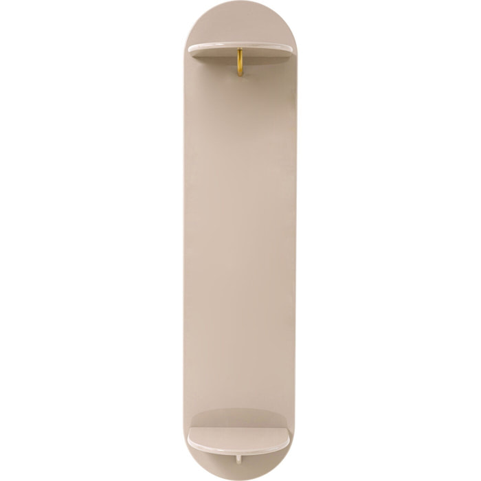 Portemanteau Groove taupe Kare Design