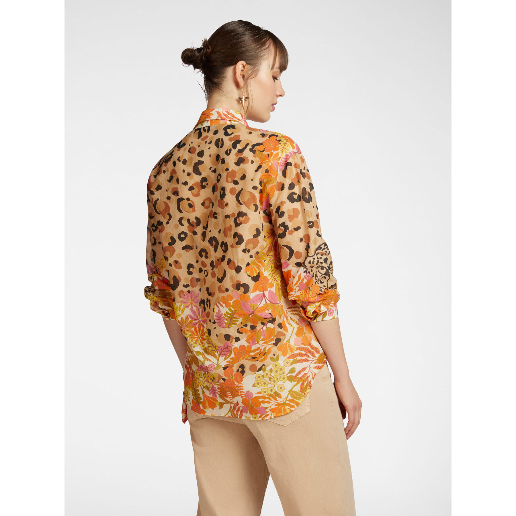 Elena Mirò - Camicia stampata - Beige