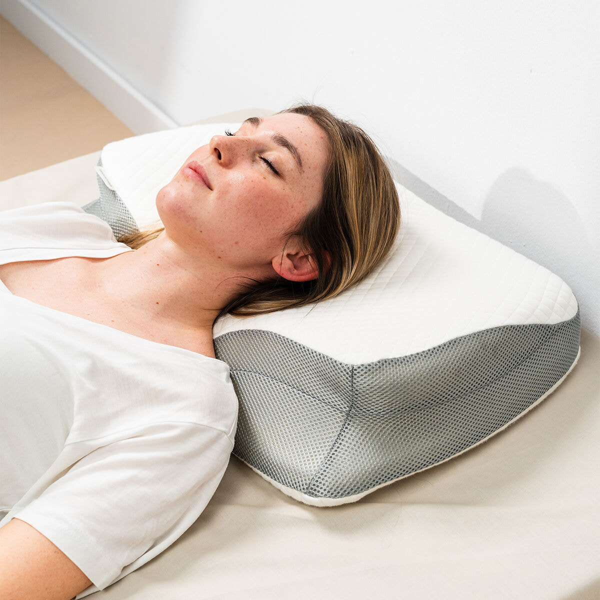 Almohada Cervical Ergonómica 3 en 1 Pilocal InnovaGoods - Blanco