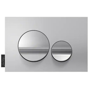 Pack WC suspendu sans bride  Elite + bâti-support + plaque Chrome brillant/Chrome mat