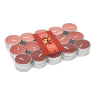 Lot de 30 bougies parfumées fruits exotiques 350g
