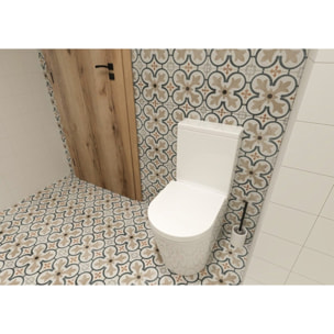 Feel Brosse WC en céramique, blanc (SATDFEEL37BI)