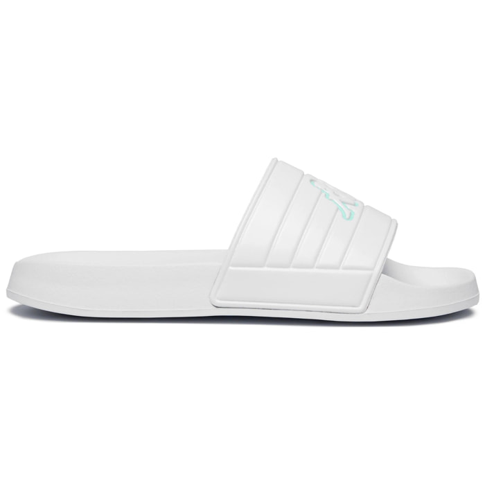 Kappa - Ciabatte Uomo Donna Grigio - Logo Sarty