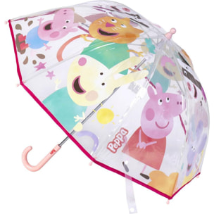 Paraguas Manual Poe Burbuja Peppa Pig Multicolor