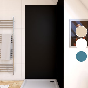 Panneau Mural Finition Aluminium Noir 90 x 210 cm - WALL'IT NOIR