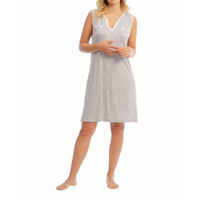 Camisón corto gris