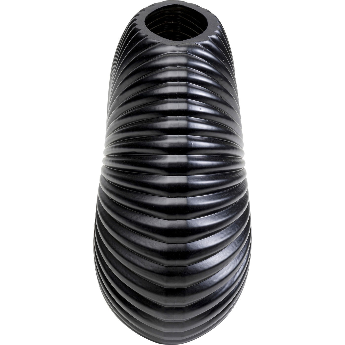 Vase Merida noir 26cm Kare Design