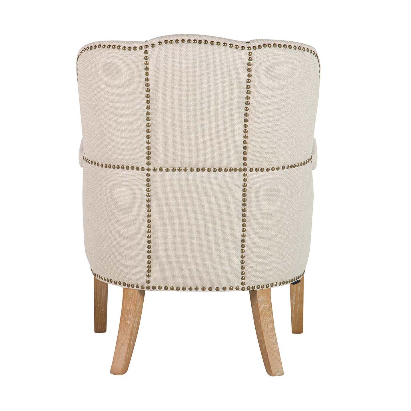 Butaca Madera Fresno Beige 48x53x78 Cm