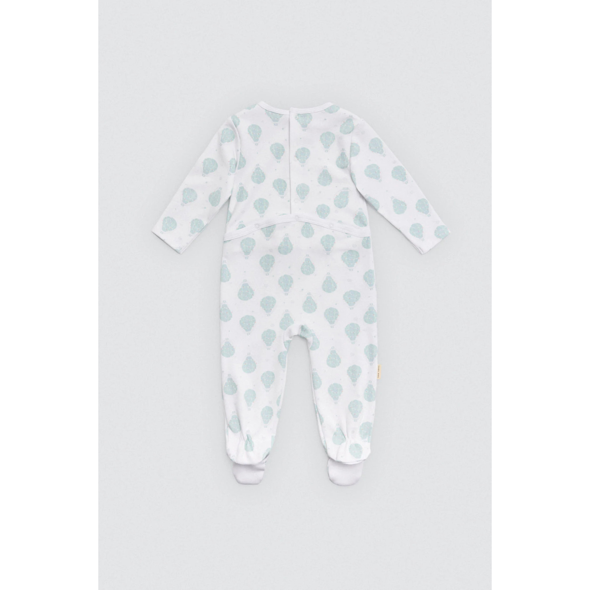 Tutina per neonato a maniche lunghe con stampa a palloncino