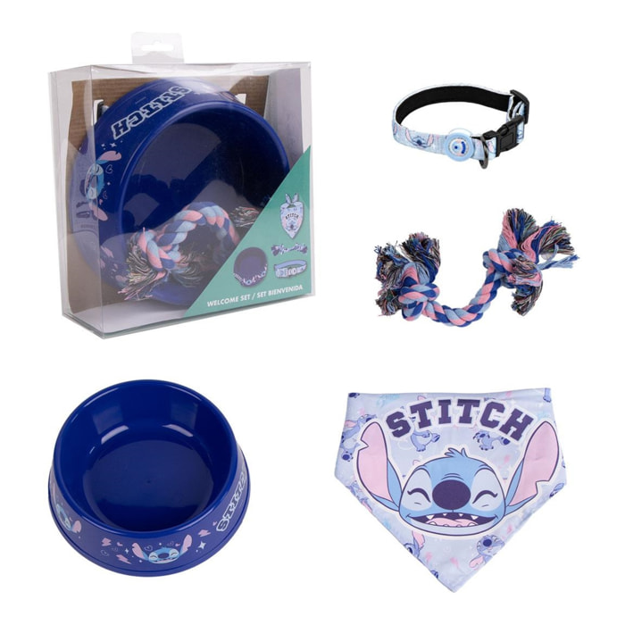 Set para perros diseño stitch