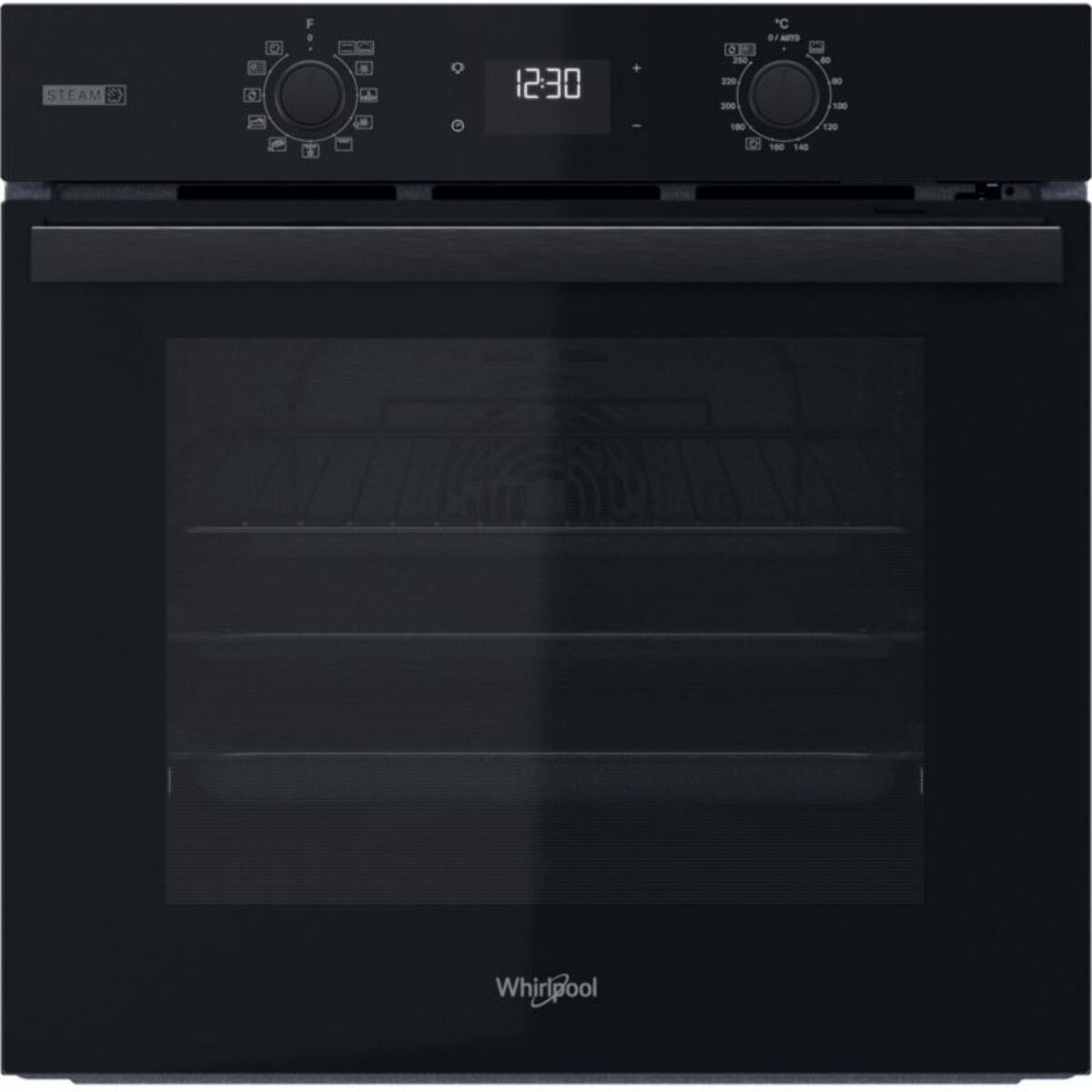 Four encastrable WHIRLPOOL OMSR58RU0B - Pyrolyse, Ajout Vapeur Gentle Steam, Noir Mat
