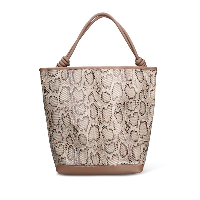 Borsa a mano da donna - Modello Astrea Lux - Pelle vegana PU - 39.0 x 23.0 x 17.0 cm