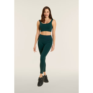 Top Sportivo Seamless con Fascia Sottoseno in costina