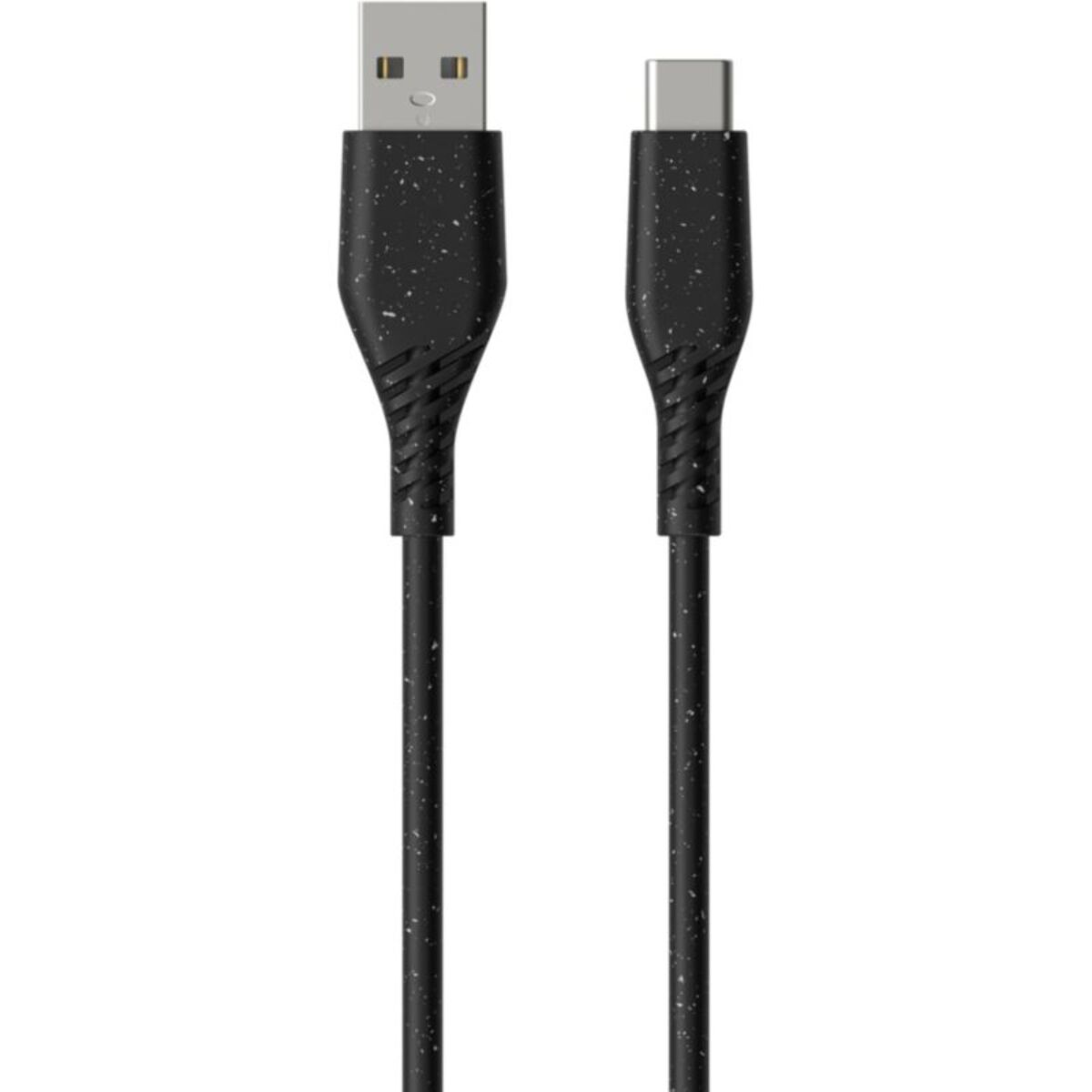 Câble USB C ADEQWAT vers USB noir 2m eco design