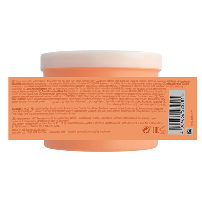 WELLA Invigo Nutri-Enrich Mascarilla Nutritiva Profunda 500ml