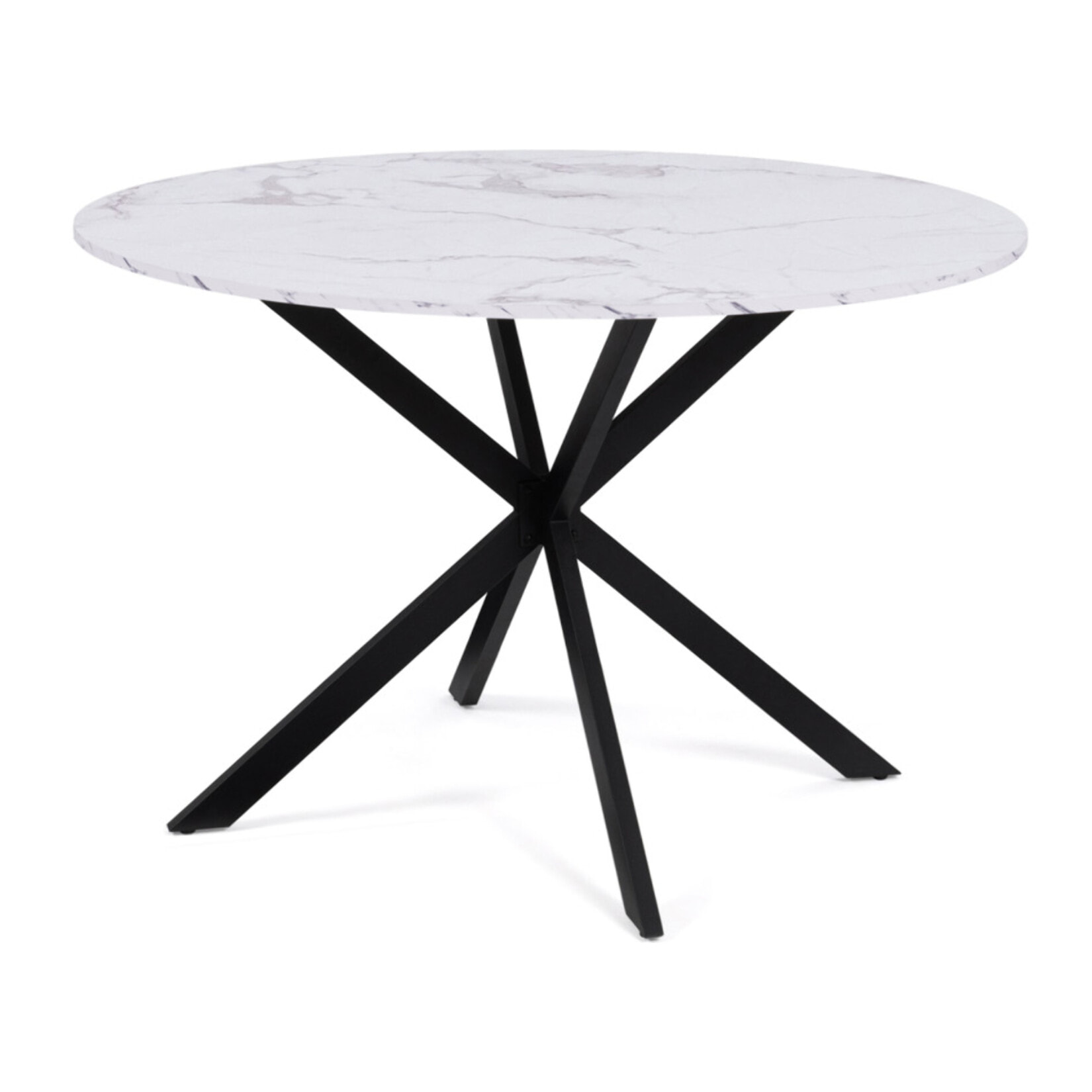 Table à manger ronde Soline - Marbre - Noir