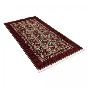 Tapis d'orient, motif oriental authentique, noué à la main, ARER