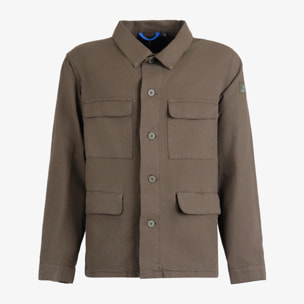 Giacca Esercito militare in lino uomo