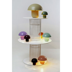 Lampe Mushroom 27cm jaune Kare Design