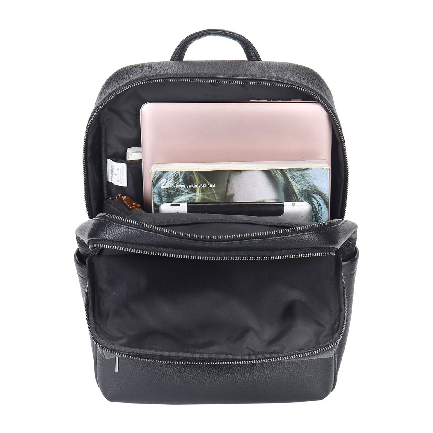 Zaino unisex in vera pelle - Modello False - Casual - 42.0 x 30.0 x 13.0 cm