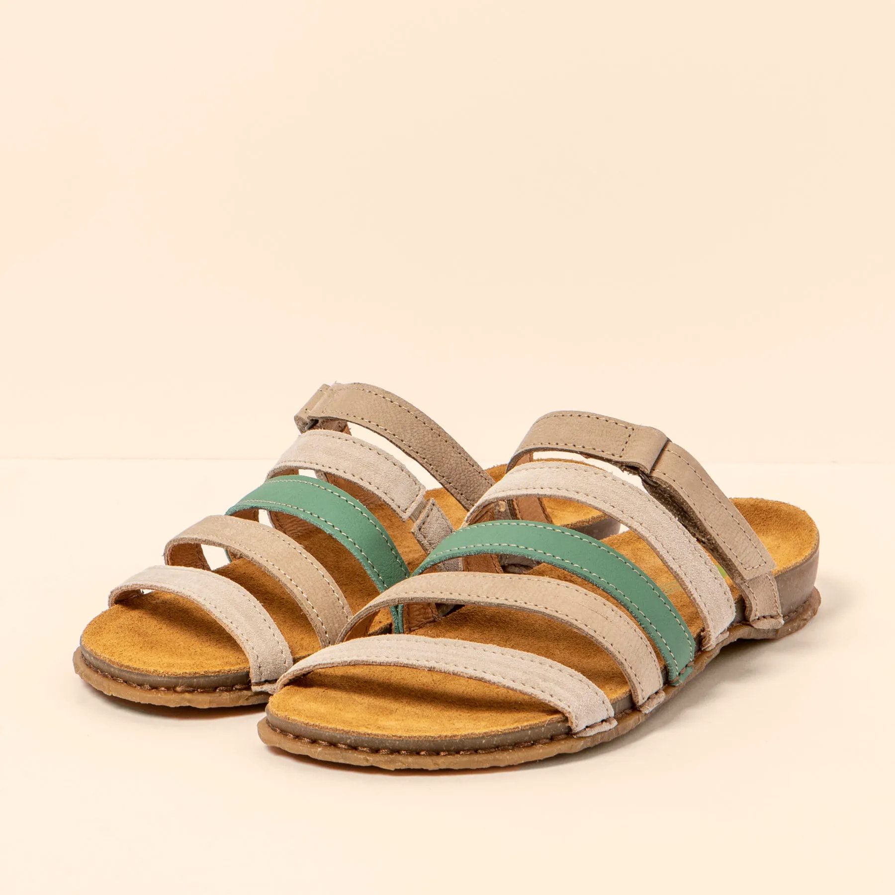 Sandalias N5818 MULTI LEATHER MULTI PIEDRA /PANGLAO color Multi piedra