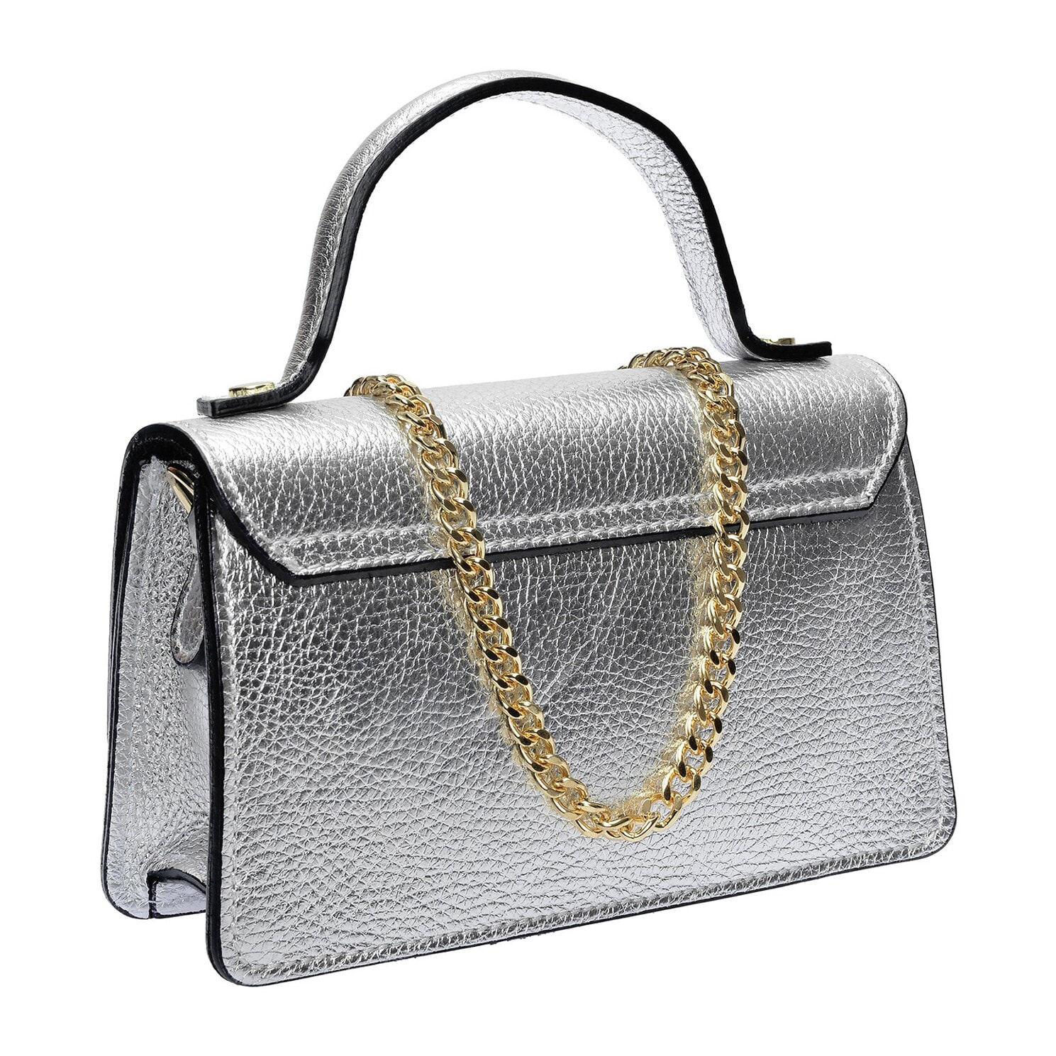 Borsa a spalla Anna Luchini Argentato