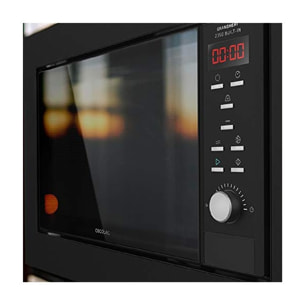 Microonde da incasso con piatto GrandHeat 2350 Built-in Black Cecotec