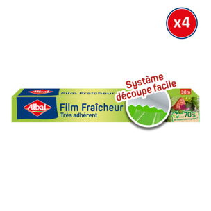 4x30m Film Fraîcheur Albal - 70% de ressources recyclées