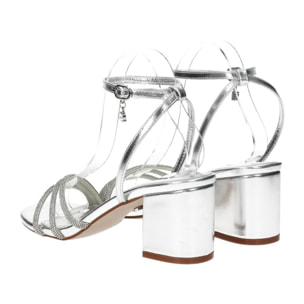 Sandali Donna Tata Italia Argentato