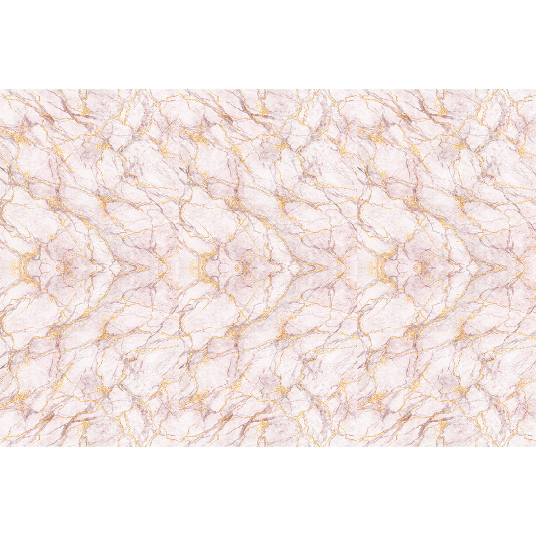 Sticker meuble marbre rose et doré 60 x 90 cm