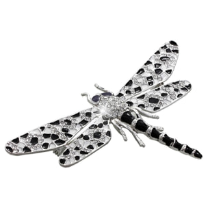 Broche Dragonfly adornado con cristales de Swarovski