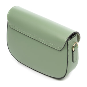 Anghiari borsa a tracolla donna. Pelle autentica finitura Ruga