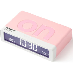 Réveil LEXON x Pantone Flip Classic Rose Quartz
