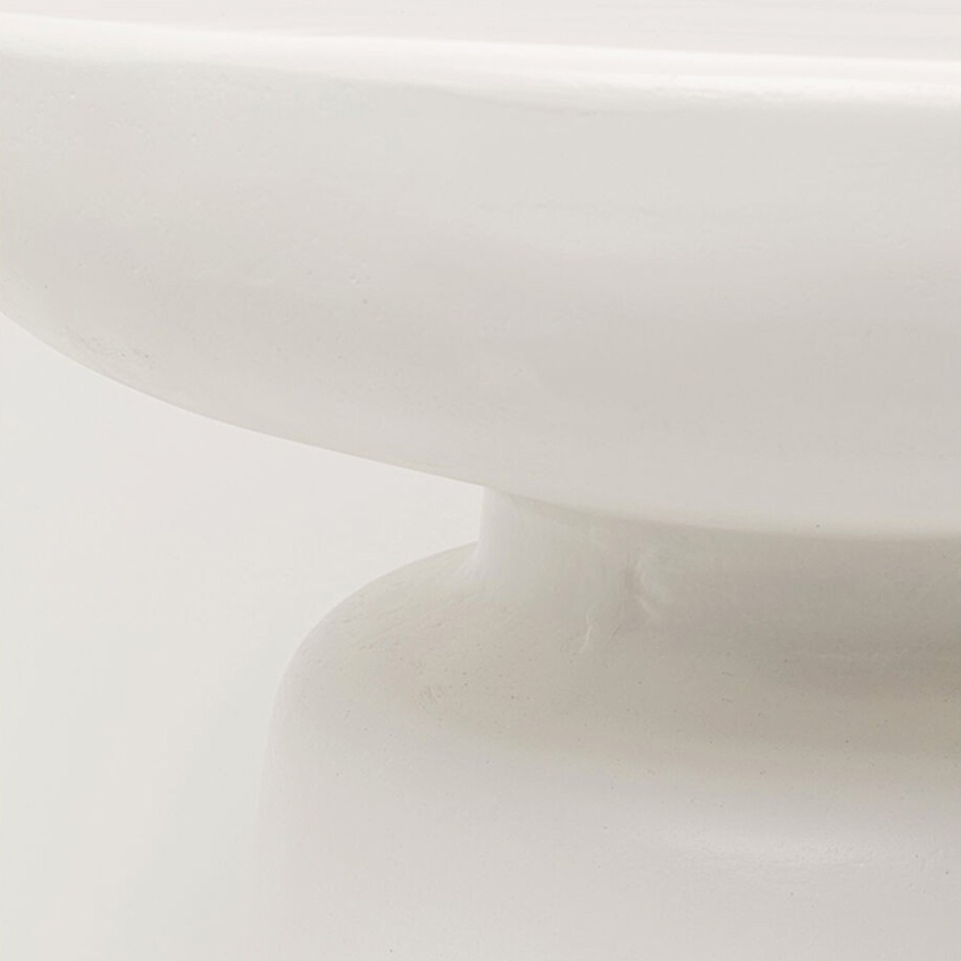 Table d'appoint Paco blanche 41cm Kare Design