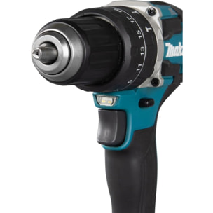 Perceuse visseuse à percussion 18 V Ø 13 mm MAKITA - avec 2 batteries 18V 5.0Ah - chargeur - MakPac - DHP484RTJ