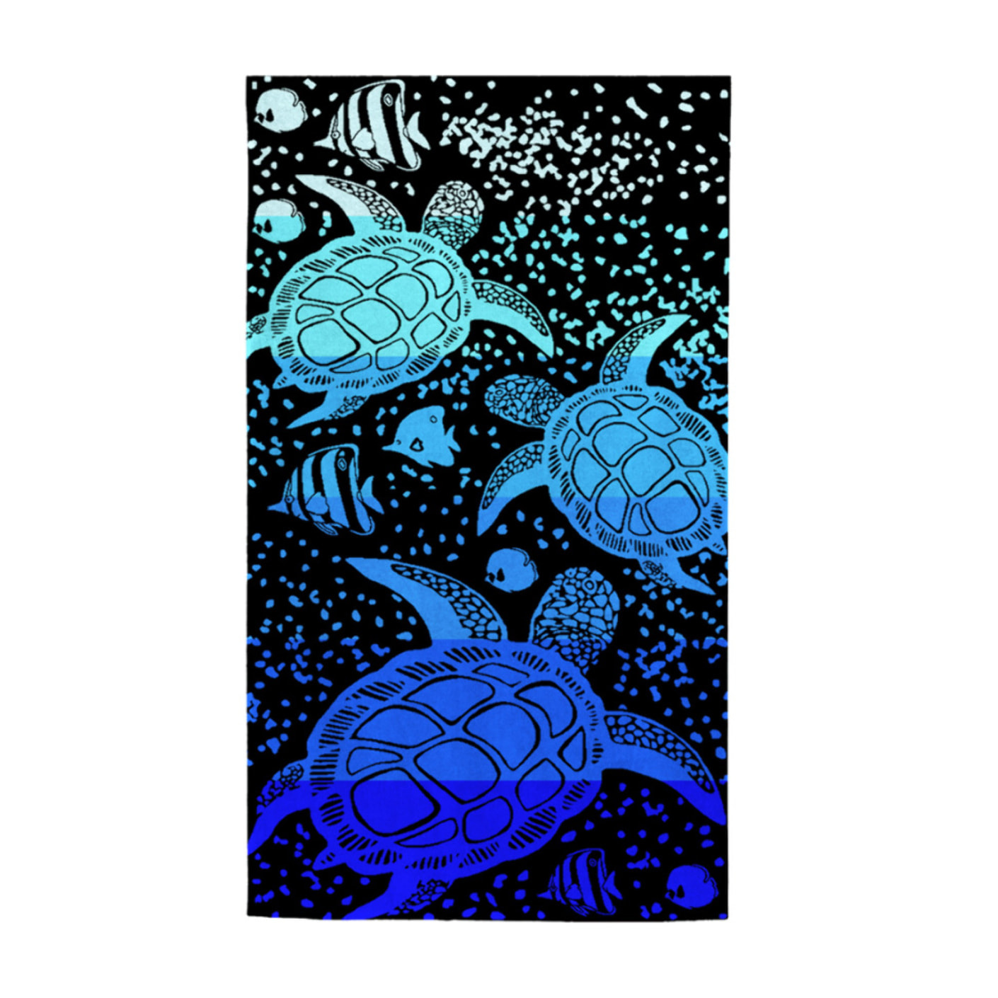 Telo Mare Spugna Jacquard Spiaggia Disegno Guizzo