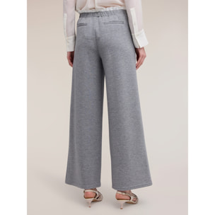 Motivi - Pantaloni palazzo in scuba - Grigio