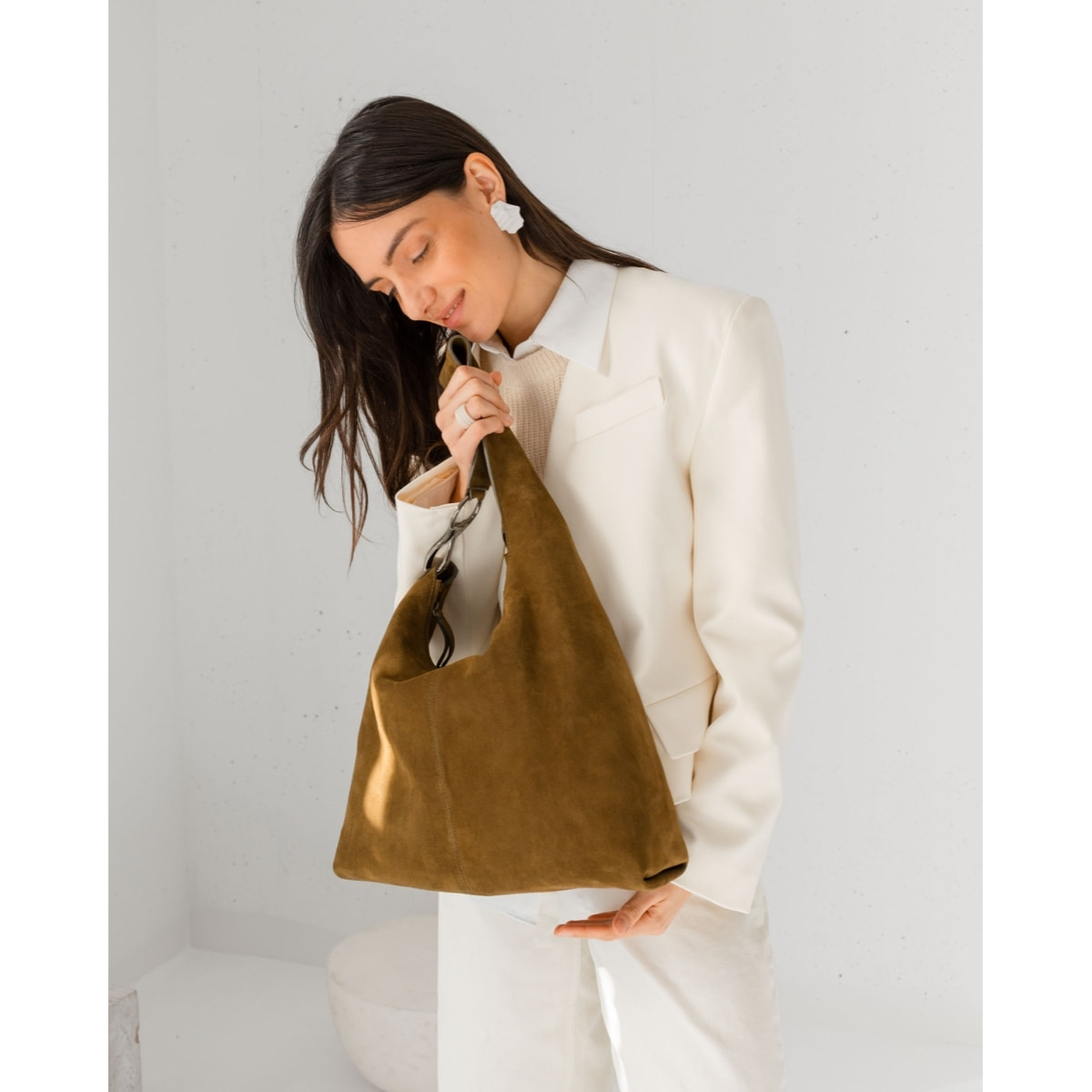 Bolso de hombro BIBA Jackpot de piel