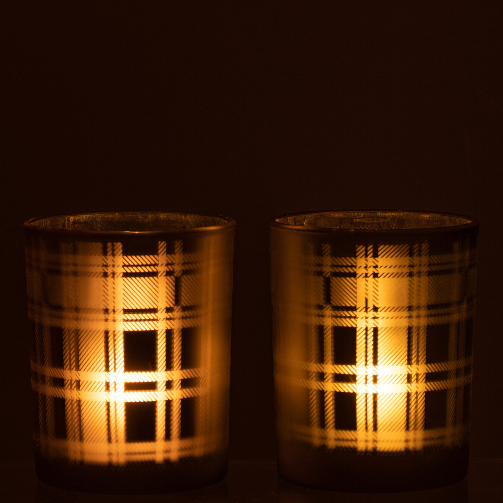 J-Line photophore Rectangles - verre - vert - medium - 2 pcs