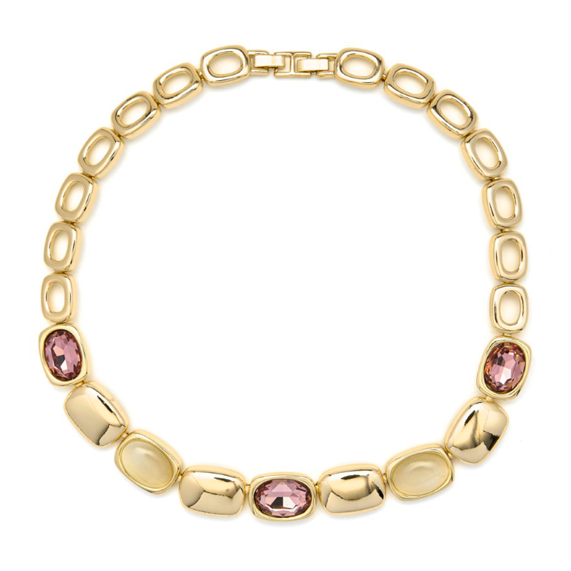 Collar Ashan acabado oro amarillo 18k