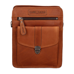 Borsa a tracolla  da uomo In Vera pelle Made in Italy 22,5x18x9 cm