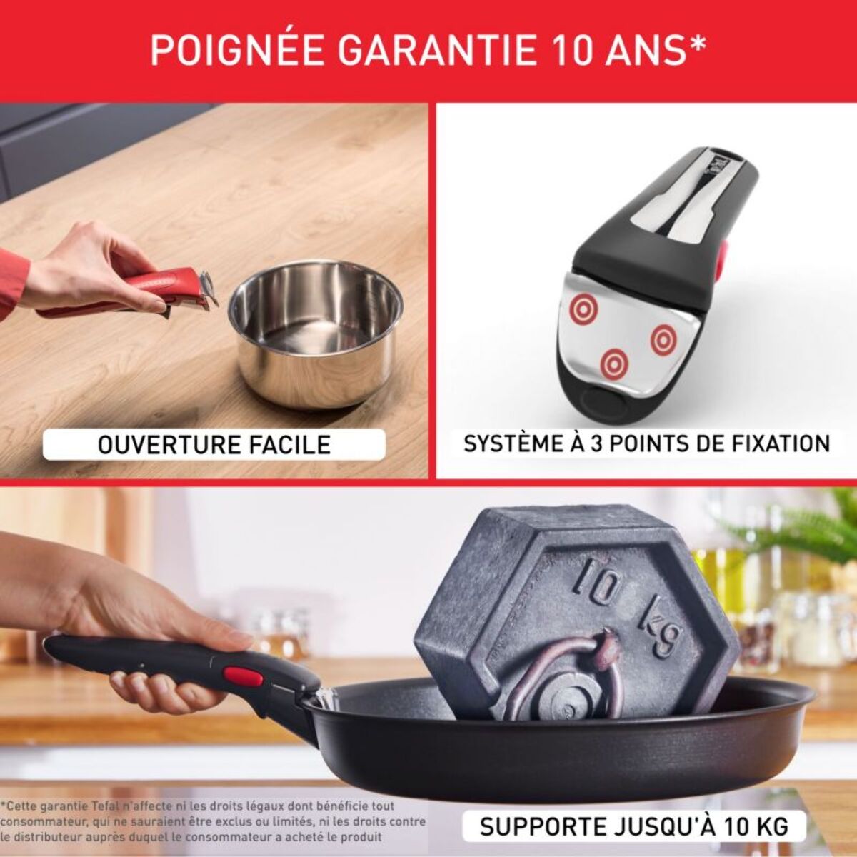 Batterie de cuisine TEFAL Ingenio Emotion 10pcs L8971S04