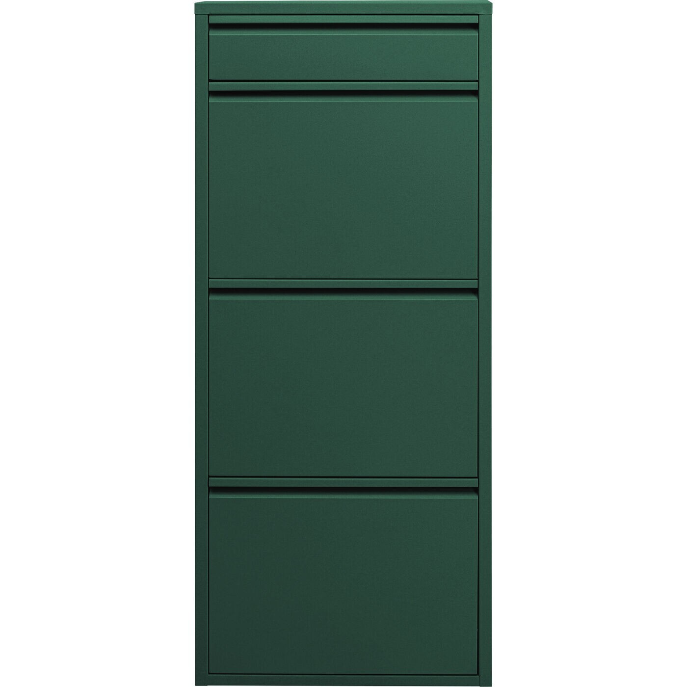 Casier à chaussures Caruso vert 3+1 tiroirs Kare Design