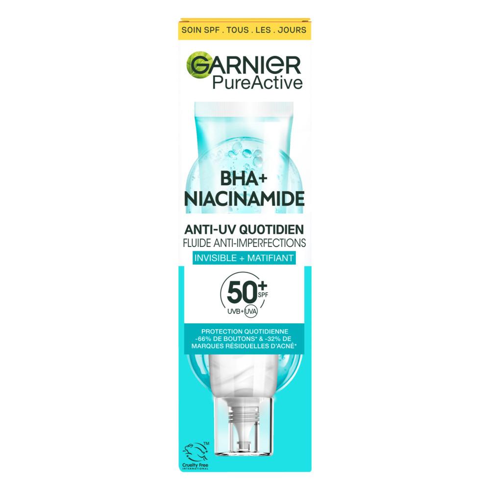 image-Garnier Pure Active Anti-UV Quotidien anti-imperfections SPF 50+ 40ml