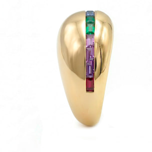 Anillo Desia acabado oro amarillo 18k