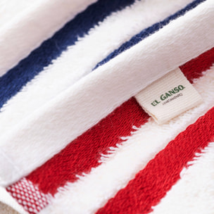 Set de 2 toallas de ducha en color blanco crudo 70x140cm 100% algodón 500gsm el ganso